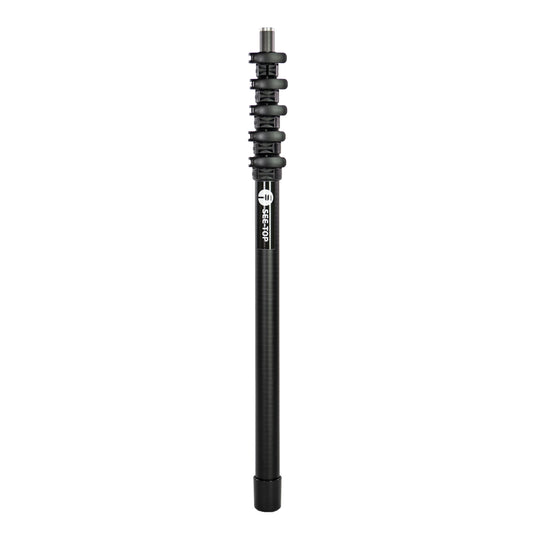 SEE-TOP MONOPOD COMPACT - ASTA TELESCOPICA -MONOPIEDE IN FIBRA DI CARBONIO DA 70CM A 3,3 MT