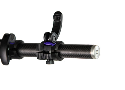 SEE-TOP MONOPOD COMPACT - ASTA TELESCOPICA -MONOPIEDE IN FIBRA DI CARBONIO DA 70CM A 3,3 MT