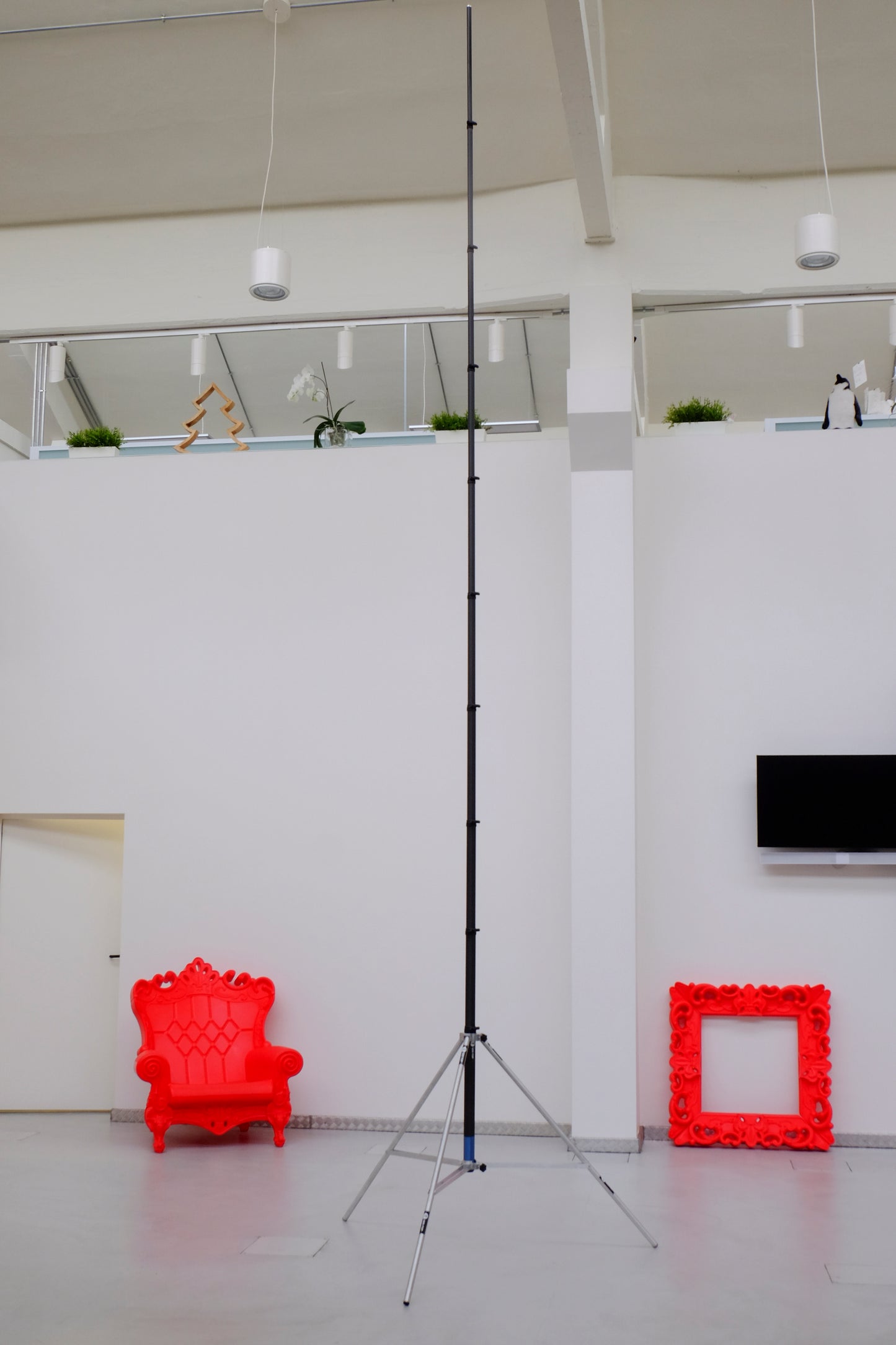 SEE-TOP TREPPIEDE PER ASTA IN CARBONIO